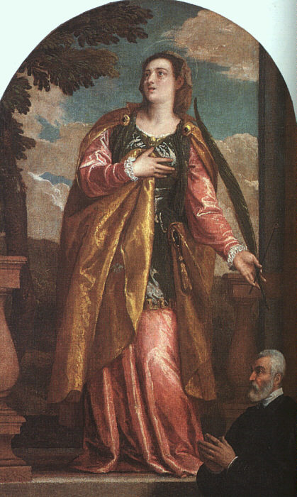 St Lucy and a Donor